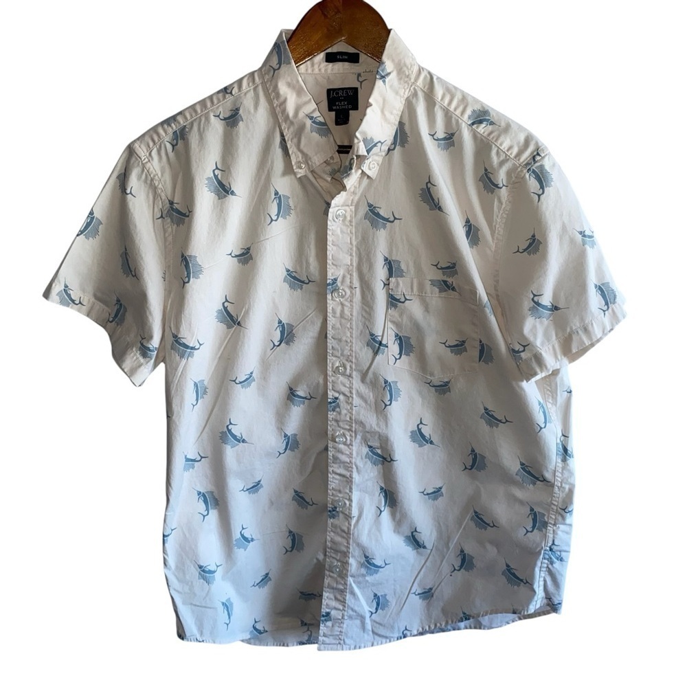 J. Crew Swordfish Button Down Shirt